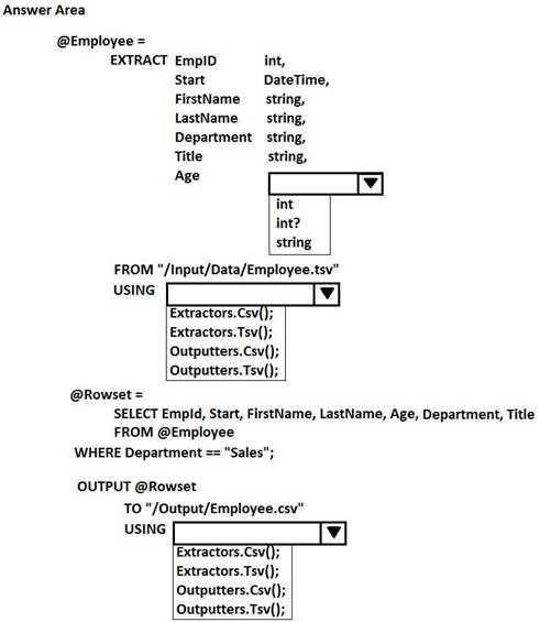 70-776 dumps exhibit