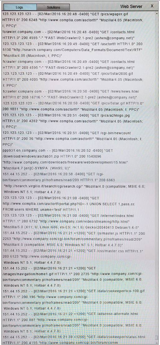 CS0-001 dumps exhibit