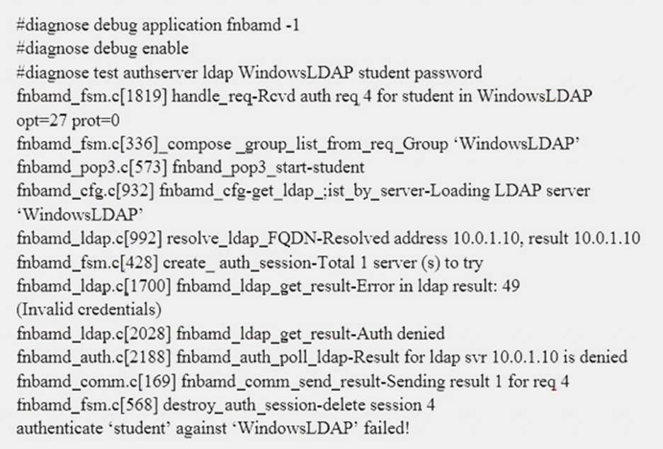 NSE7_EFW-6.2 dumps exhibit