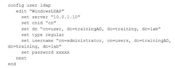 NSE7_EFW-6.4 dumps exhibit