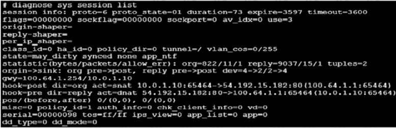 NSE7_EFW-6.4 dumps exhibit